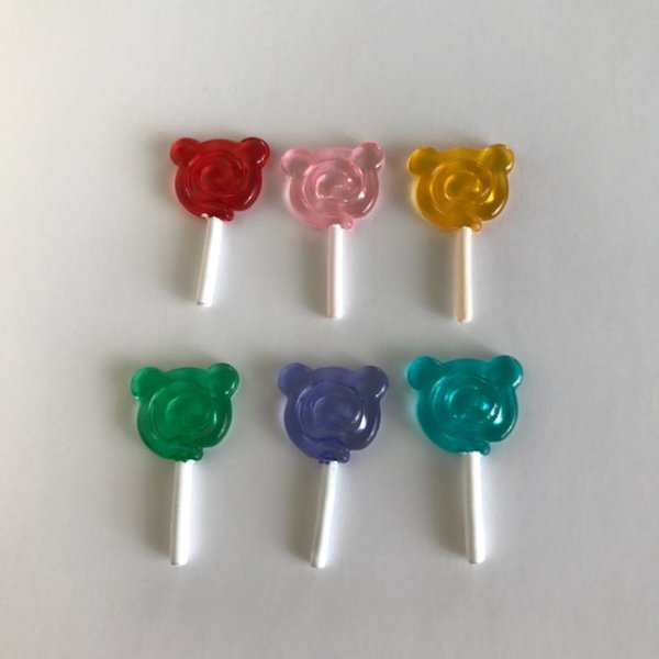 画像3: 【再入荷】ペロペロくまキャンディ☆２個セット (3)