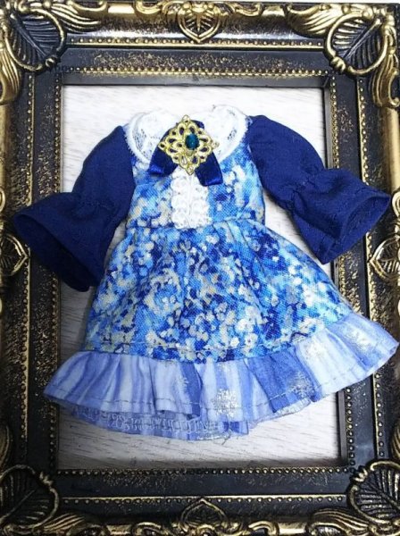 画像2: うさぎぃ・ジョシィサイズ☆ブルードレス (2)